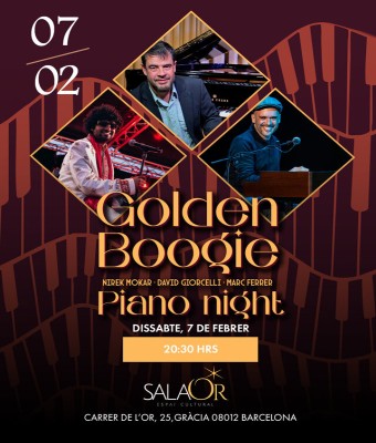 Golden Boogie Piano Night - I Edición en Barcelona
