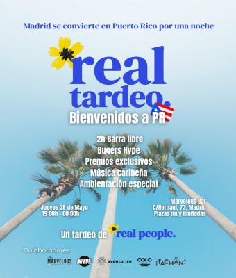Real Tardeo: Bienvenidos a PR en Madrid