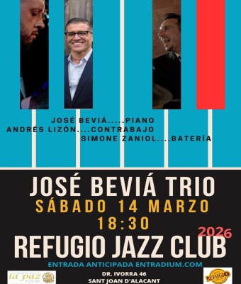 LIVE JAZZ SESSION - José Beviá Trío en Alicante/Alacant