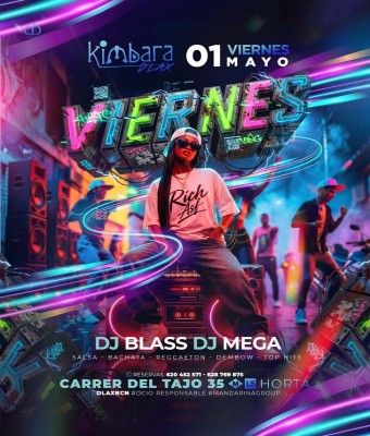KIMBARA DLAX · VIERNES 1 MAY26 en Barcelona