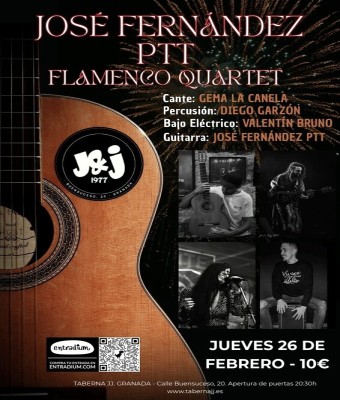 Flamenco Quartet - José Fernández Ptt en Granada
