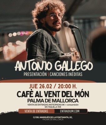 ANTONIO GALLEGO EN CONCIERTO en Balears, Illes