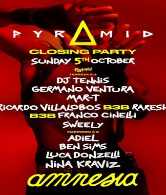 Pyramid Closing Party en Ibiza