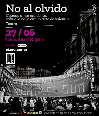 No al olvido - Teatre en Barcelona
