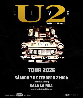 U2LIVE EN SALA LA RÚA en Burgos