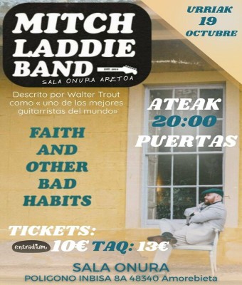 MITCH LADDIE BAND / SALA ONURA ARETOA en Bizkaia