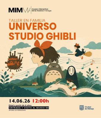 TALLER EN FAMILIA "Universo  Studio Ghibli" en Málaga