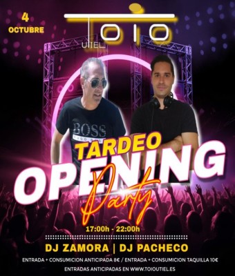 4 de Octubre Opening Party TOIO en Valencia