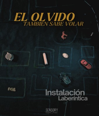 El Olvido también sabe volar - Instalación laberíntica en Barcelona