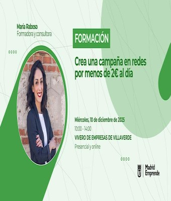 Formación gratis | Crea una campaña en redes por menos de 2 € al día en Madrid