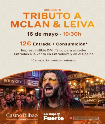 CONCIERTO TRIBUTO M CLAN Y LEIVA en Bizkaia