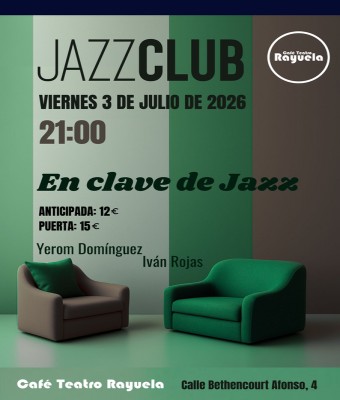 "En clave de Jazz", en el Café Teatro Rayuela en Santa Cruz de Tenerife