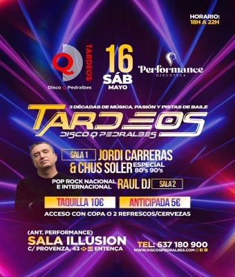 ACCESO  CONSUMICIÓN TARDEO 16 MAYO en Barcelona