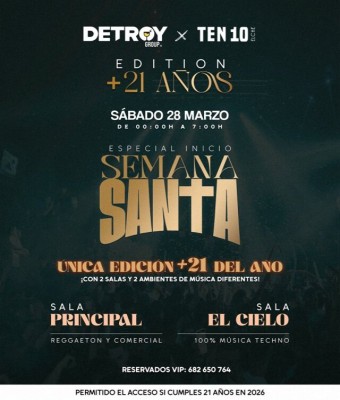 Ten 10 x Detroy (Edition +21) en Alicante