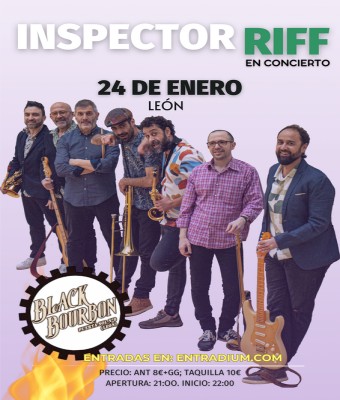 Inspector Riff en concierto en León