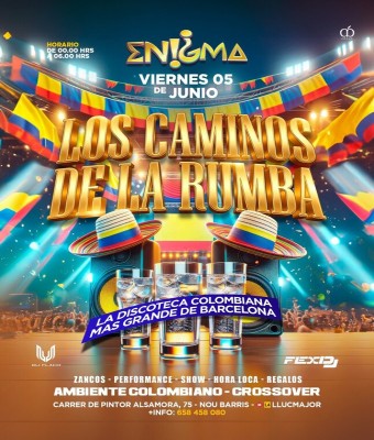 ENIGMA · VIERNES 5 JUN26 en Barcelona