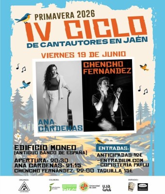 CHENCHO FERNÁNDEZ & A. CÁRDENAS -IV CICLO DE CANTAUTORES- en Jaén