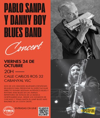Pablo Sanpa & Danny Boy BLUES BAND en Valencia/València
