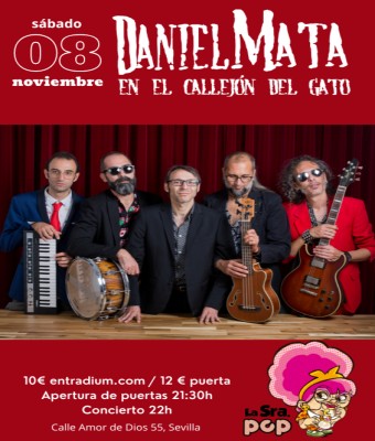 Daniel Mata en el Callejón del Gato en Concierto en Sevilla