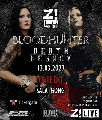 Bloodhunter + Death & Legacy en Oviedo en Asturias