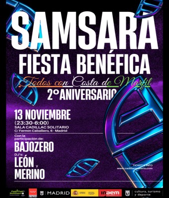 Concierto Benéfico Aniversario Samsara en Madrid