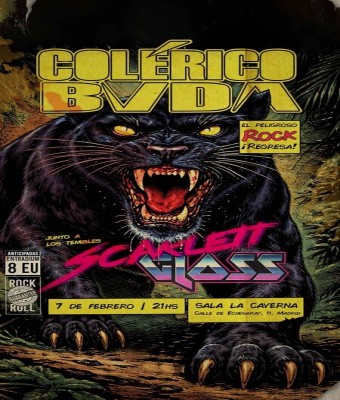 COLERICO BUDA + SCARLETT GLOSS en La Caverna en Madrid