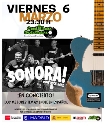 Sonora! Indie Rock Band. en Madrid