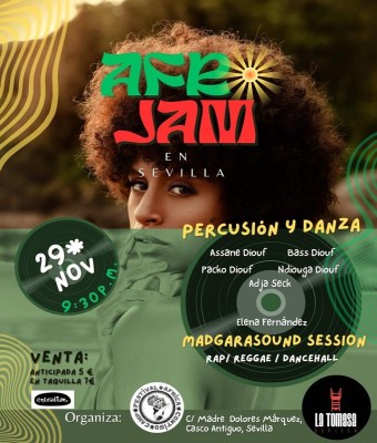 AfroJam especial Sabar en Sevilla