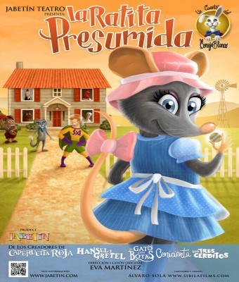 LA RATITA PRESUMIDA - Jabetín Teatro - Domingo 8 Marzo (12:00 h) Público Familiar en Córdoba