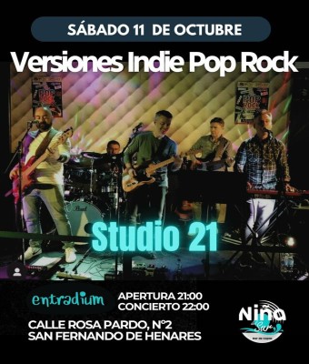 Versiones Indie - Pop - Rock / Studio 21 en Madrid