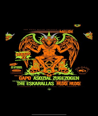 THE ESKARALLAS + RUXE RUXE + ASOZIAL ZUGEZOGEN + GAPO (MELIDE)  en Coruña, A