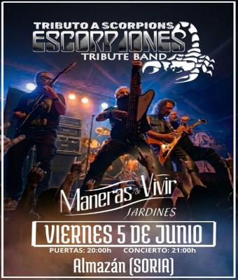 TRIBUTO SCORPIONS en ALMAZÁN (SORIA)