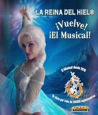 LA REINA DEL HIELO FROZEN  EN ANDORRA en Ordino