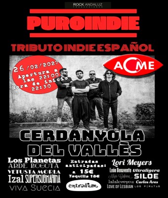 Puro Indie en Cerdanyola en Barcelona