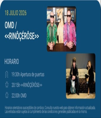 OMD /  - Noches del Botánico 2026 en Madrid