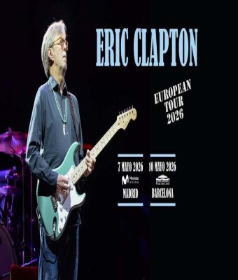 ERIC CLAPTON - EUROPEAN TOUR 2026 | Paquetes VIP en Madrid