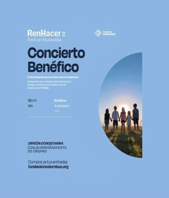 Orfeón Donostiarra en Arantzazu -  Concierto Benefico - V Festival RenHacer en Donostia - San Sebastián