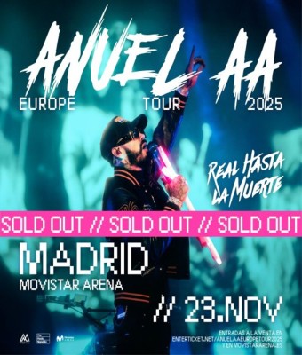 Anuel AA Europe Tour 2025 Madrid en Movistar Arena