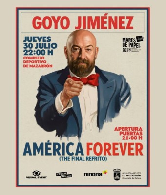 GOYO JIMÉNEZ - MARES DE PAPEL - MAZARRÓN - JUEVES 30 DE JULIO en Murcia