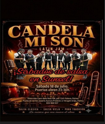 CANDELA MI SON EN CONCIERTO - 18 DE JULIO en Balears, Illes