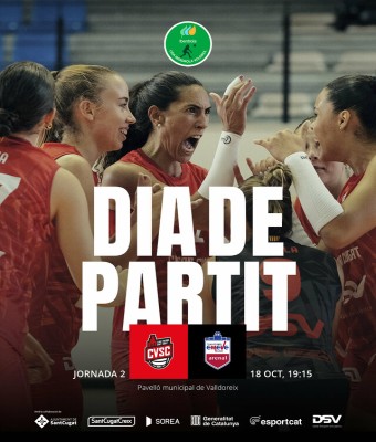 Liga Iberdrola Voleibol J2 - DSV CV Sant Cugat vs Arenal Emevé en Barcelona