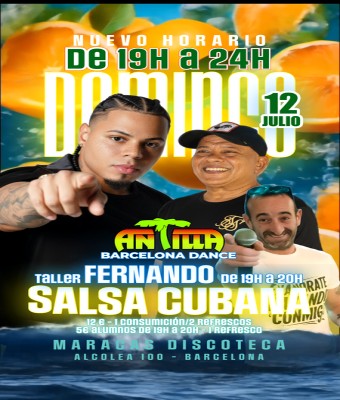 ANTILLA SALSA BARCELONA - DOMINGO 12 JUL26