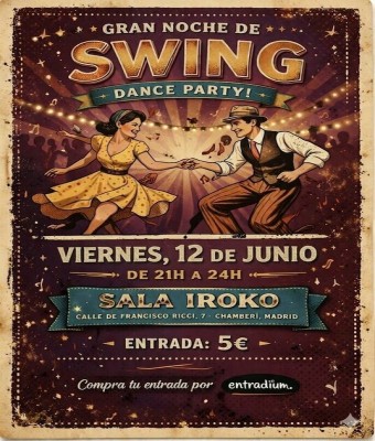 Noche de Swing 12 de Junio en Madrid