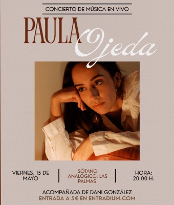 Concierto Paula Ojeda en Palmas, Las