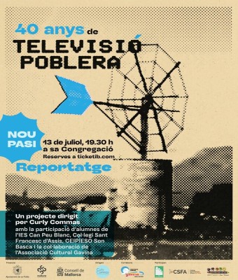 Projecció reportatge «40 anys de TV Poblera»  en Balears, Illes