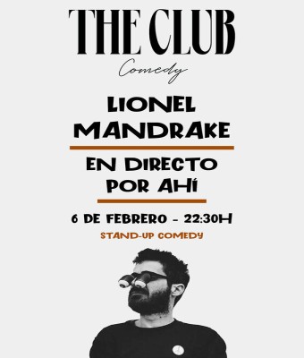 Lionel Mandrake "En directo por ahí" en Alicante/Alacant