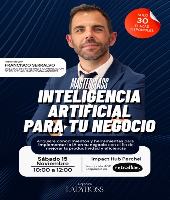 Masterclass "Inteligencia Artificial para tu negocio" en Málaga