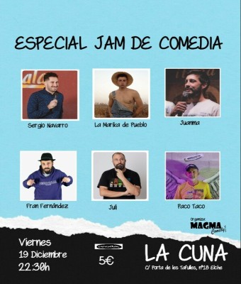 ESPECIAL JAM DE COMEDIA  en Alicante/Alacant