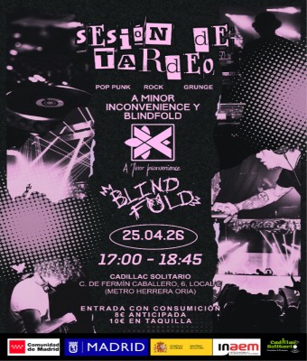A Minor Inconvenience + Blindfold Band en Madrid