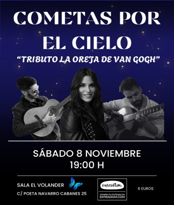 Cometas por el cielo “ Tributo a La Oreja De Van Gogh”  en Valencia/València